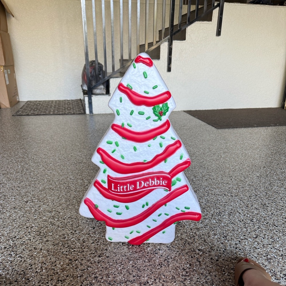 Little Debbie Christmas Tree Blow Mold